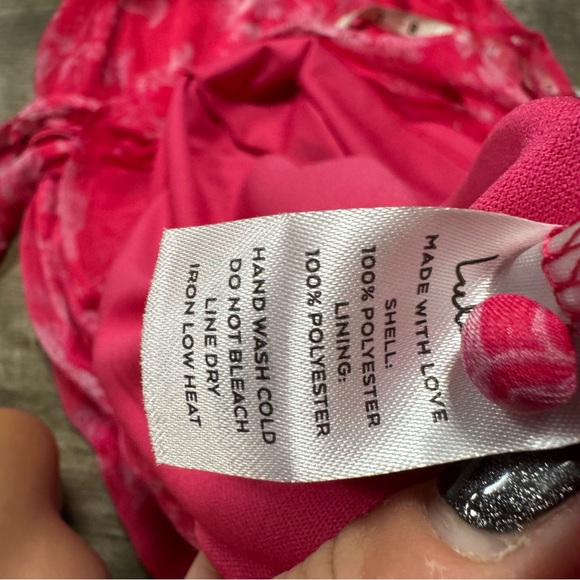 Lulu's Pink Halter Neck Midi Dress - Picture 8 of 9